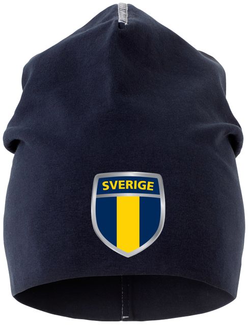 Sverige Supporter - Beanie Marinblå